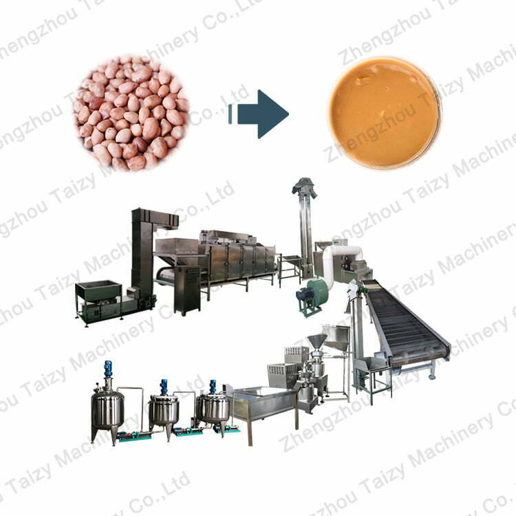 автоматическая линия по производству арахисового масла