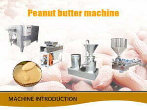 small peanut butter production line