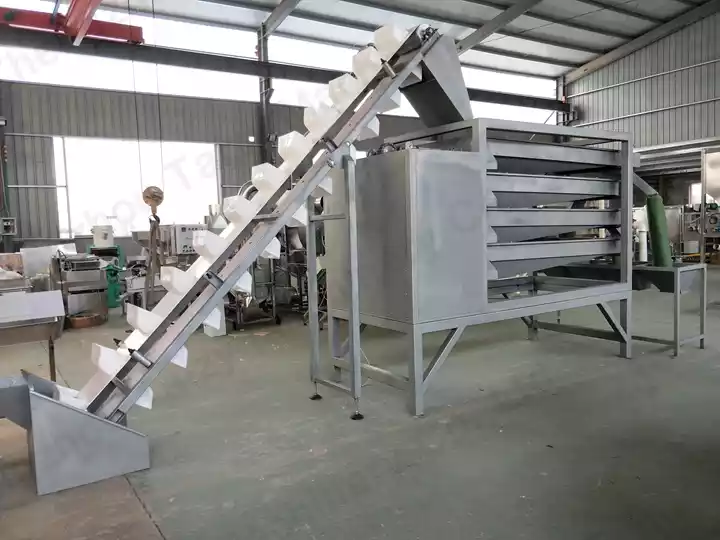 Automatic peanut kernel grader