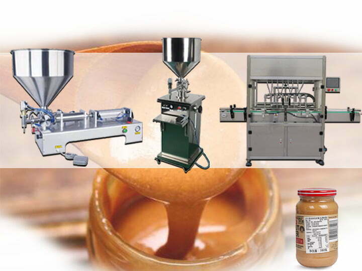 machine de remplissage de beurre de cacahuète