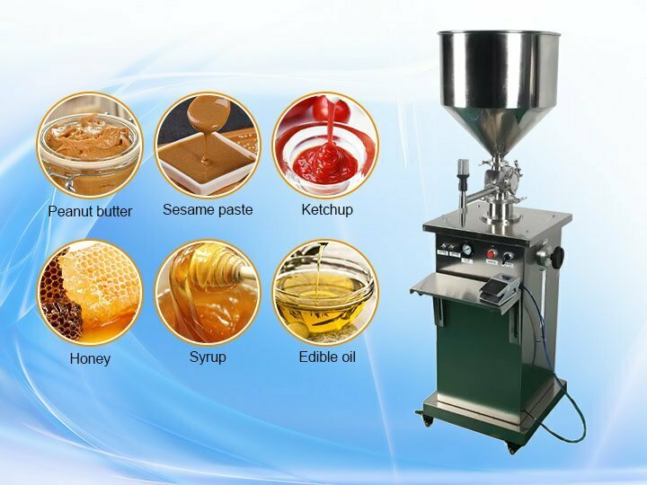 machine de remplissage verticale de beurre de cacahuète