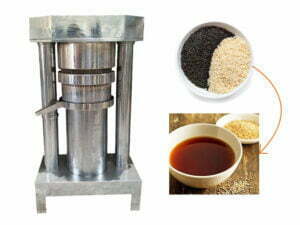 cold hydraulic sesame oil press machine