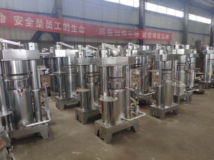 stocks de machines d'extraction d'huile hydraulique