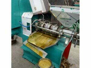 peanut oil press machine running in Nigeria