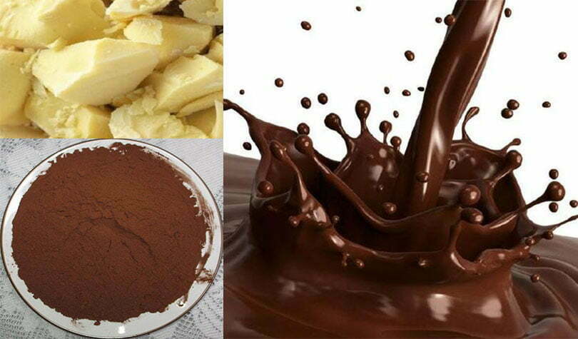 processo de produção de chocolate