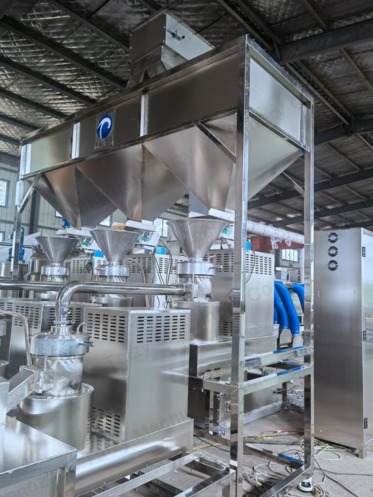 Linha de processamento de molho de cacau em grande escala