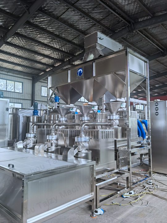Fábrica de processamento de molho de cacau em larga escala