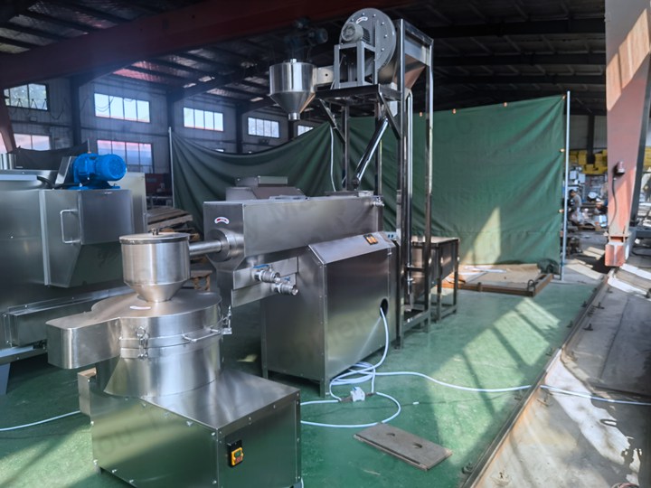 Linha de produção de molho de cacau em grande escala
