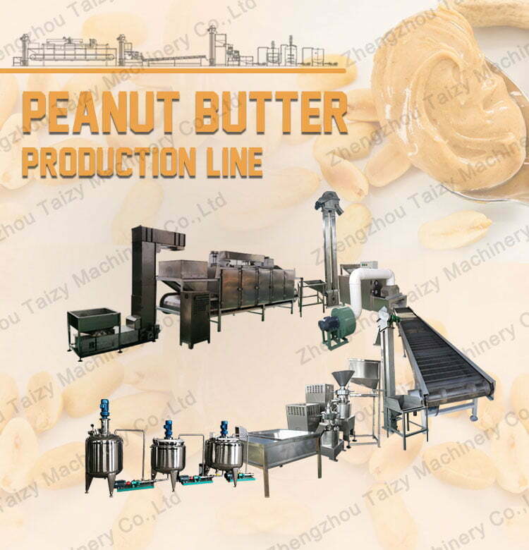 planta de processamento automática de manteiga de amendoim