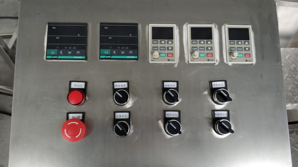 botón del panel de control