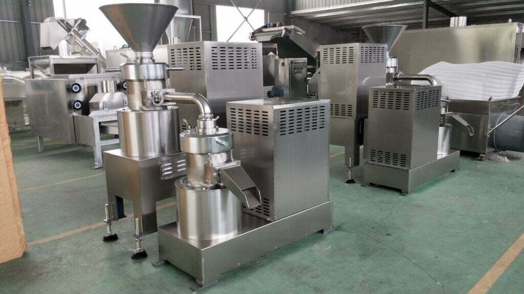 máquina industrial de mantequilla de maní
