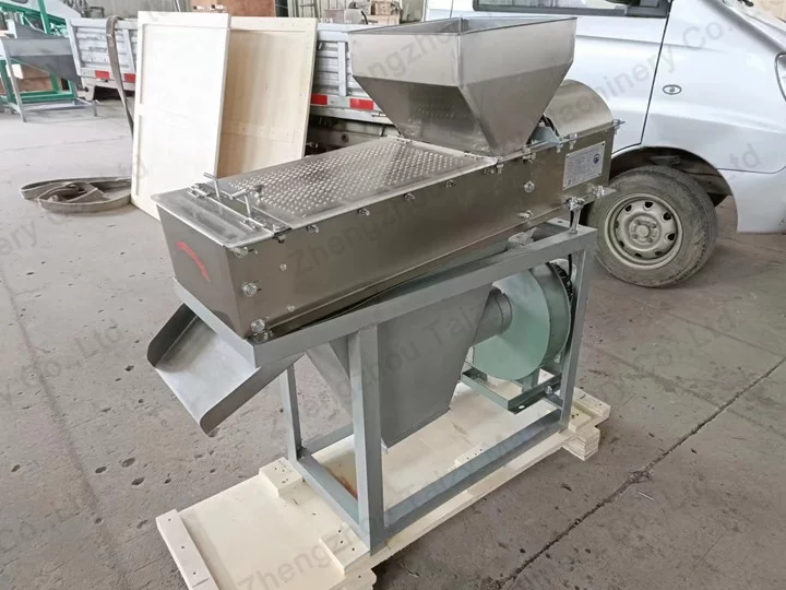 Máquina de pelado seco