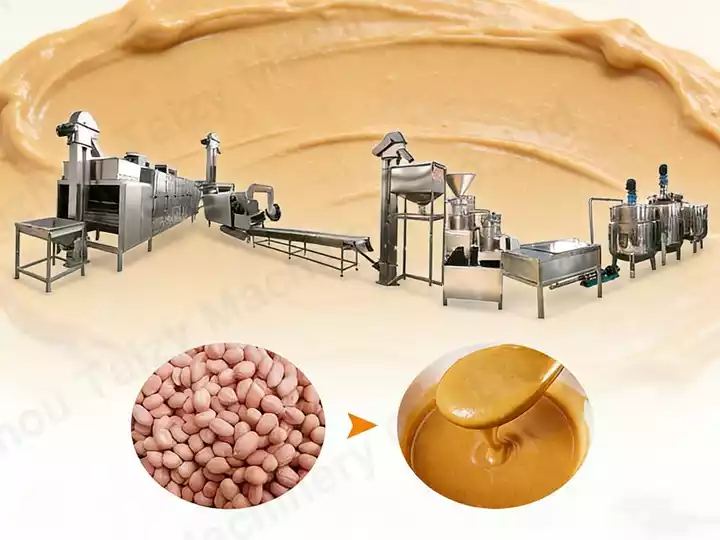 peanut butter production plant
