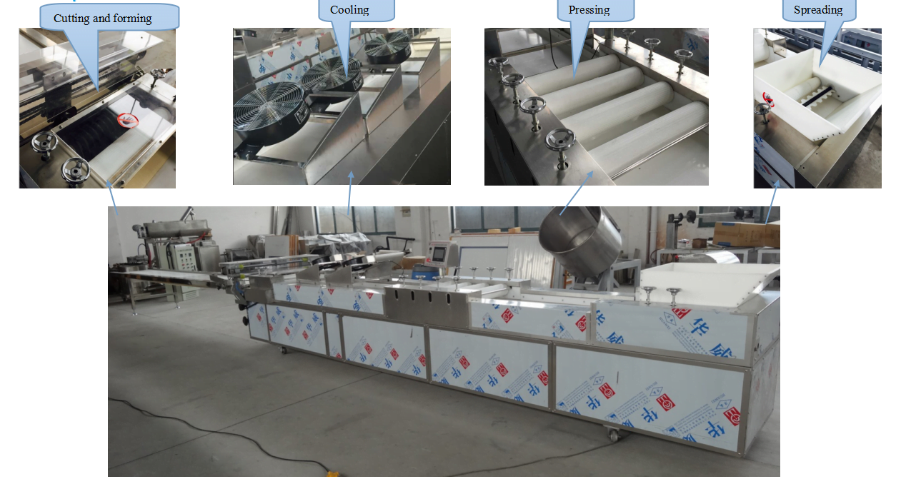 caramel cutter  peanut brittle forming cutting machine