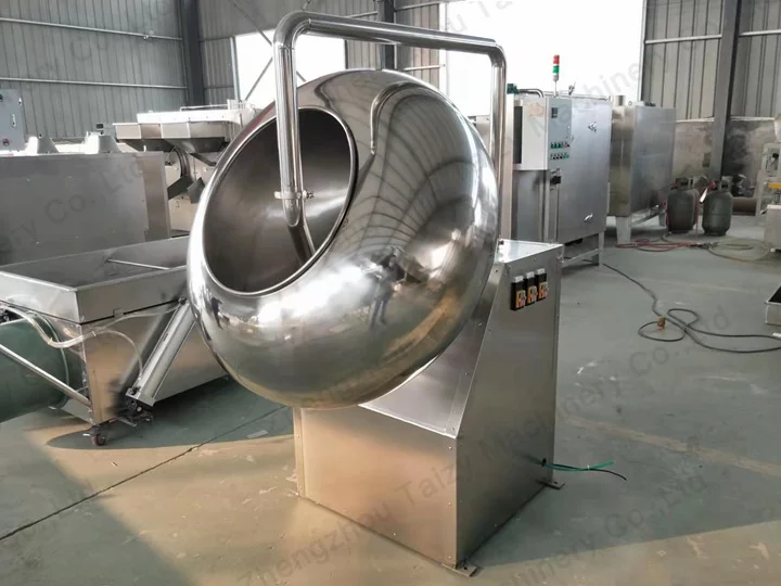 máquina de recubrimiento de cacahuetes taizy
