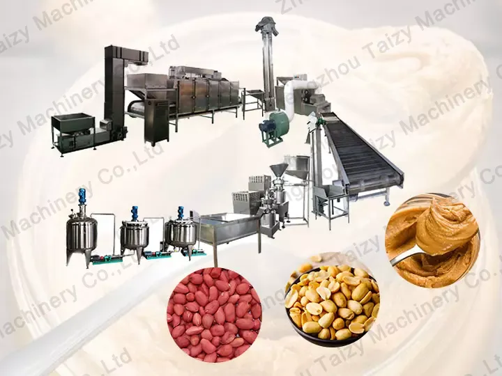 usine automatique de beurre de cacahuète
