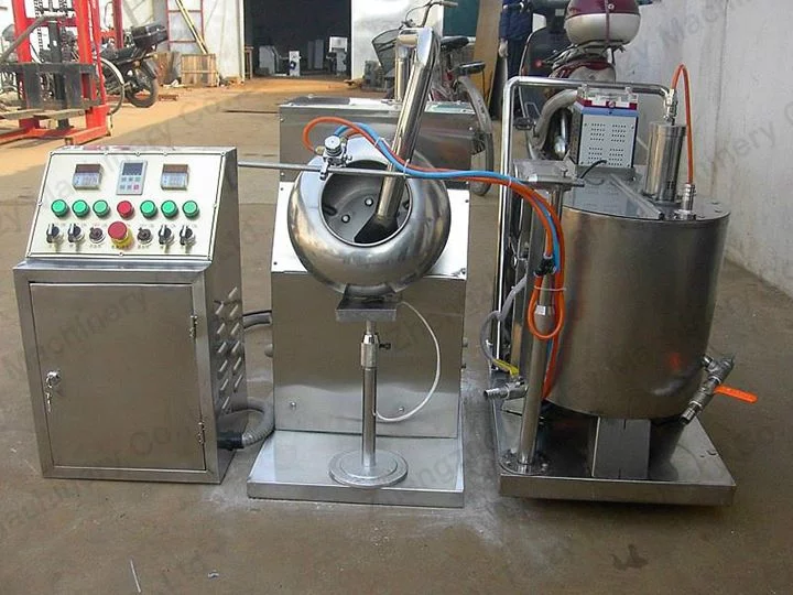 small peanut burger coating machine