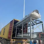 Almond shelling machine