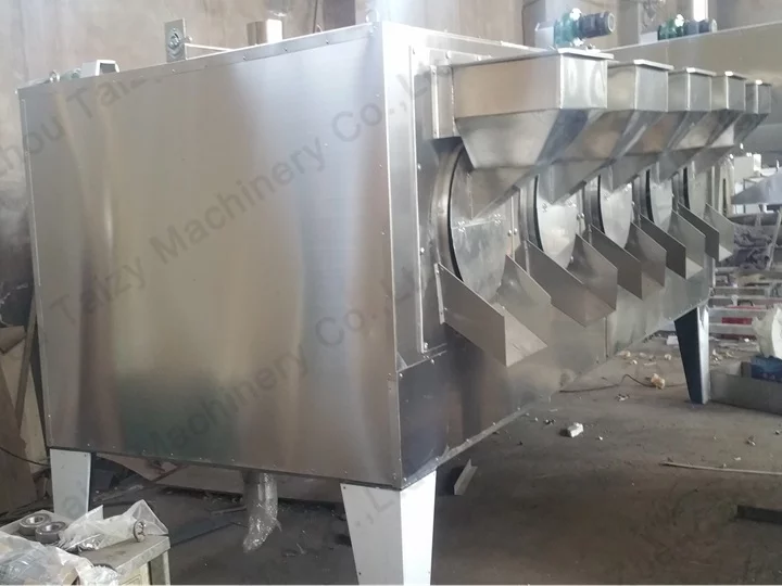Five cylinder sesame seed roaster