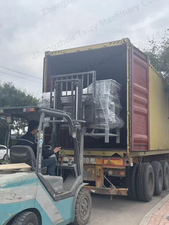 Hazelnut Shelling Machine shipping