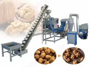 500kgh Automatic Walnut Shelling Line