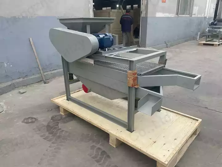 almond dehulling machine