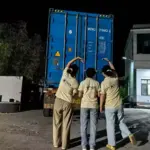 Carga de Contenedores de Máquinas en Zimbabue